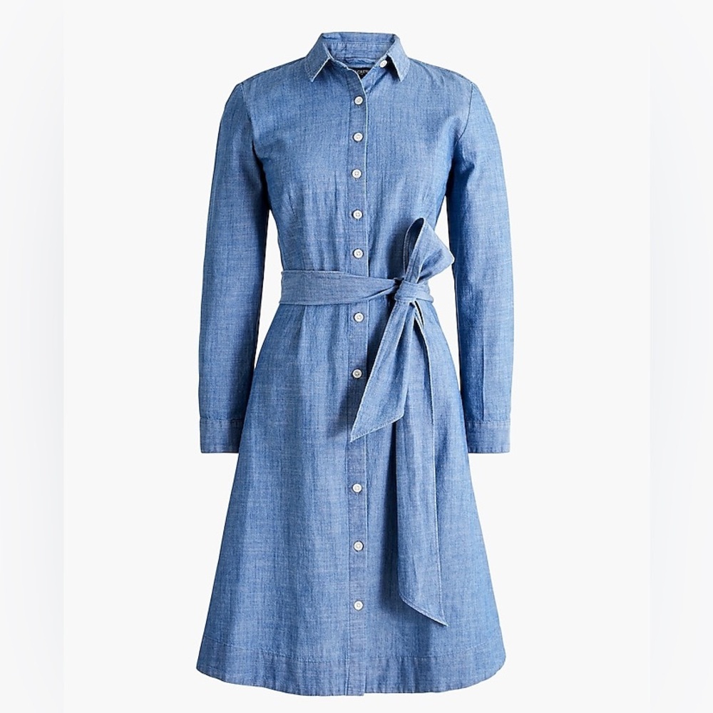 J. CREW tie waist dress